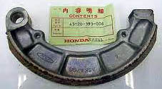 Honda 750 K 1969-1978 rear brake shoe